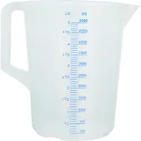 Paderno Kunststoff Messbecher mit offenem Griff l