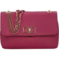 U.S. POLO ASSN. Umhängetasche Jones Flap Crossbody Bag Fuchsia purpur