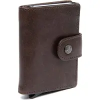 The Chesterfield Brand C08.0608 Leather Card Holder Novum Series Barrea brown