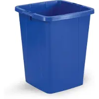 Durable Abfallbehälter DURABIN 90L quadratisch, 1800474040 blau