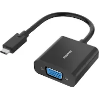 Hama 00300088, USB Typ-C, VGA (D-Sub), Männlich, Weiblich, Gerade, Gerade