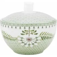 Pip studio Zuckerdose Lily & Lotus Tiles Light Green 300 ml (4er Set)