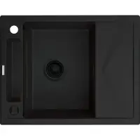 Deante Zrm_n11a Magnetische Granitspüle Mit 1 Becken Und Abtropffläche