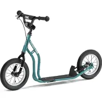 Yedoo Scooter One für Kinder ab 100 cm, mit Luftreifen 12/12 und Ständer Blau