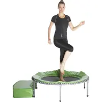 Sport-Thieme Therapietrampolin "Thera-Tramp", Metallic-Grün, 60-100 kg Körpergewicht