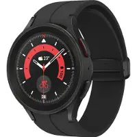 Samsung Galaxy Watch5 Pro - Smartwatch - 45 mm - Black Titanium - intelligente Uhr mit Sportband - Anzeige 3.46 cm (1.4") - 16 GB