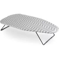 Jata HPLA8214, Bügelbrett in Originalgröße, Baumwolle, Grau, Weiß, 750 x 340 mm, 755 x 345 x 20 mm