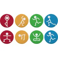 Achoka Bodenmarkierungs-Set "Activity Spots"