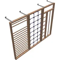 Sport-Thieme Turnwand-Kombination TuWa Kletterwand 3 1 St