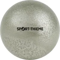 Sport-Thieme Wettkampf-Stoßkugel "Gusseisen", 3 kg, Silber, ø 95 mm