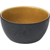 Bitz Schüssel 14 cm schwarz/bernsteinfarben