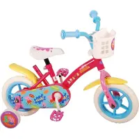 Volare Peppa Pig Kinderfahrrad - Mädchen - 10 Zoll - Rosa/Blau - Speedy