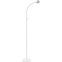LINDBY LED-Stehleuchte Maori, weiß, Metall, CCT, dimmbar