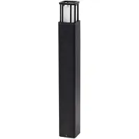 LUCANDE LED-Wegeleuchte Dakil, schwarz, Aluminium
