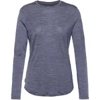 Icebreaker T-Shirt Merino 125 Cool-Lite Sphere III LS Damen Midnight Navy Heather-S