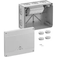 Spelsberg 41644001 Abzweigkasten, Schutzart IP66/IP67/IP69, max. 162, Schlagfestigkeit IK09, Schutzklasse II, Ui 690V AC, Ui 690V DC, DLG, DNV, VDE