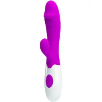 Pretty Love Snappy - wasserdichter G-Punkt-Vibrator mit Klitorisstimulator (lila)