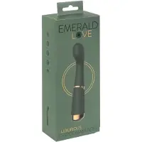 Emerald Love - Wiederaufladbarer G-Punkt Vibrator, wasserdicht (grün)