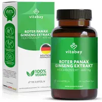 Vitabay CV Vitabay Roter Panax Ginseng Extrakt 600mg 120 St