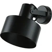 Licht-Erlebnisse Wandleuchte E27 Schwarz Küche Metall Industrie Design Wandspot