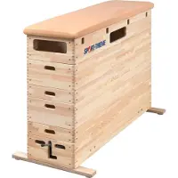 Sport-Thieme Sprungkasten "Original", 6-teilig, Mit Schwenkrollen-Einrichtung