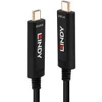 Lindy Aolo Aud Hybrid-glasfaserkabel Usb-c 5 M