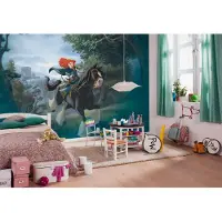 Overig Vliestapete "Digitaldruck Vlies - Merida Riding - Größe 400 x 280 cm" bedruckt glatt Kinderzimmer