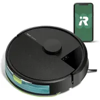 iRobot 105 Combo, Beutellos, Schwarz, Rund, 3 Rad/Räder, 2.4 - 5 GHz, Teppich, Linoleum, Kacheln