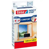 TESA Klemm-Adapter-Set INSECT STOP, 3-teilig, für Türen und Fenster, anthrazit