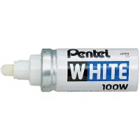 Pentel White Marker, Silber