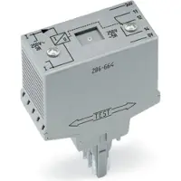 Wago 286-664 Stromflussüberwachungsbaustein,AC-Ströme,Überwachungsbereich 0,2 A – 3 A,lichtgrau 286664