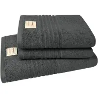 Dyckhoff Handtuch Set "Nature", Set, 3 tlg., Frottier, 3er Set: 2x Handtücher, je 50 x 100 cm & 1x Badetuch 70 x 140 cm