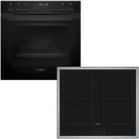 Siemens iQ500 PQ522VAAB, Zonen-Induktionskochfeld, 4 Zone(n), Glaskeramik, Schwarz, Berührung, 58,3 cm
