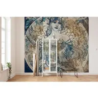 Overig Vliestapete "Digitaldruck Vlies - Porcelaine - Größe 300 x 280 cm" bedruckt glatt Wohnzimmer, Schlafzimmer