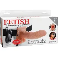 Fetish Fantasy - Fetisch Strap-on 7 - umschnallbarer Vibrator (naturfarben)