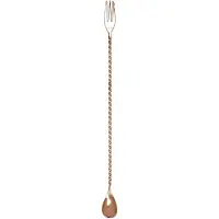 Bar Professional Barlöffel Trident 40 Cm Kupfer