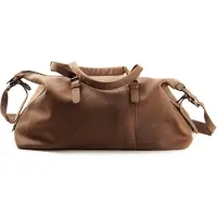 Harold's Leder Reisetasche Antic Travelbag Nature braun