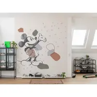 Overig Vliestapete "Digitaldruck Vlies - Mickey Organic Shapes - Größe 250 x 280 cm" bedruckt glatt Kinderzimmer