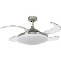 Beacon Deckenventilator aus Edelstahl Fanway Evora Ø 91,5cm