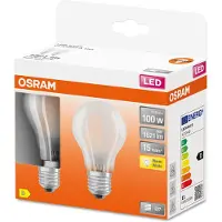 Osram OSR 075434042 - LED-Lampe STAR E27, 10 W, 1521 lm, 2700 K, Filament, 2er-Pack