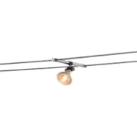 SLV Tenseo Seilsystem, Strahler Cosmic, GX5,3, chrom