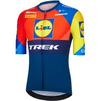 Santini Kurzarm Fahrradtrikot - LIDL TREK 2025 - mehrfarbig M