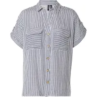 Vero Moda Hemd Bumpy 10310139 Dunkelblau Regular Fit