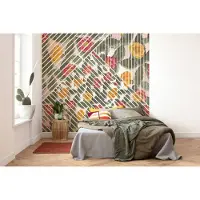 Overig Vliestapete "Digitaldruck Vlies - Cactus - Größe 300 x 280 cm" bedruckt glatt Wohnzimmer, Schlafzimmer