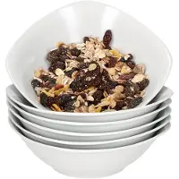 MamboCat 6er Set LOTTA Müslischale weiß Porzellan 14,5cm