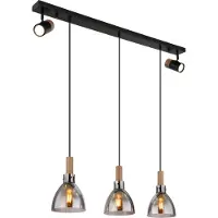 Globo Lighting Hängeleuchte Metall schwarz matt, 3x E27 LED