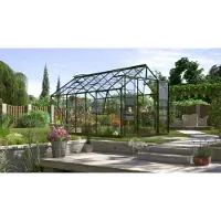 Pergart Vitavia, Gewächshaus "Jupiter 11500", smaragd grün, 11,5 m², 3 mm ESG