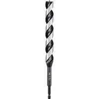 Kwb 3-S Japan Schlangenbohrer ø 20 mm, 235 mm aus blankgeschliffenem CV-Stahl mit superscharfem Spitzenanschliff, Zentrierspitze und E 6.3 Schaft