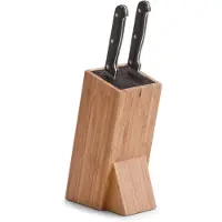 Zeller Messerblock m. Borsteneinsatz, Holz