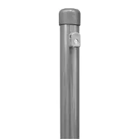 GAH Alberts Alberts Zaunpfosten für Maschendrahtzäune zum Einbetonieren, Anthrazit, Höhe 0,8 m x Ø34 mm